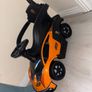 Lamborghini Car 2-in-1 Push-Along Ride On Orange Image 3