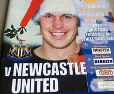 Old 1999 Tottenham Hotspur  Program v Newcastle Utd