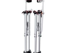 Drywall Stilts, 91.4 cm-127 cm Adjustable Aluminum Tool Stilts with Protective Knee Pads, Durable and Non-slip Work Stilts for Sheetrock Painting