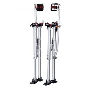 Drywall Stilts, 91.4 cm-127 cm Adjustable Aluminum Tool Stilts with Protective Knee Pads, Durable and Non-slip Work Stilts for Sheetrock Painting