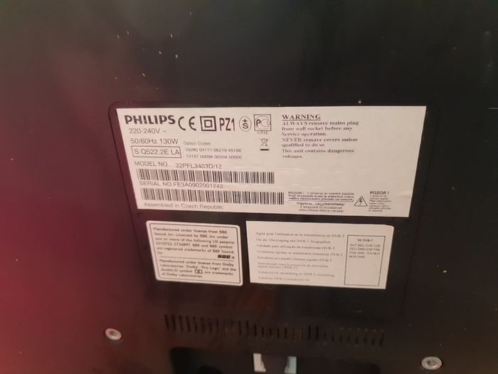 philips 32" tv