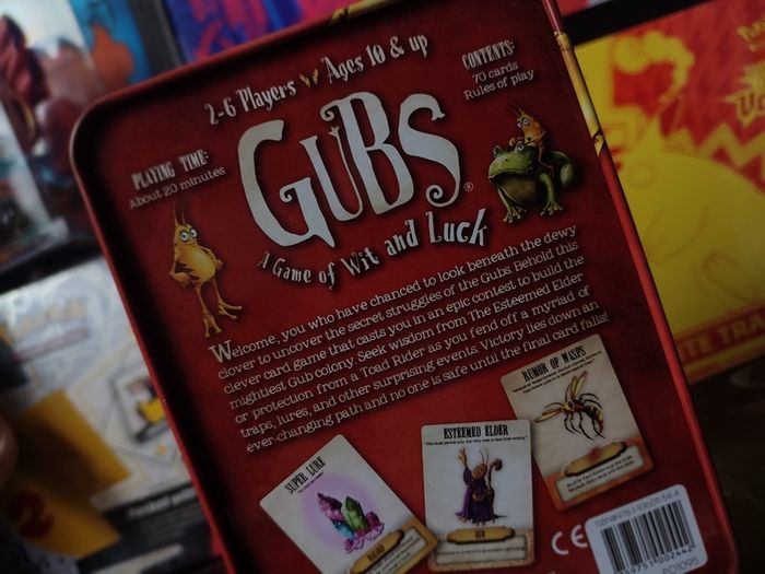 GUBS: A Game of Wit and Luck ! Card Game ! VERY RARE ! Complete ! 2011 ! by Gamewright !