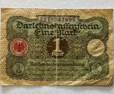 Germany 1 Mark 1920 Banknote