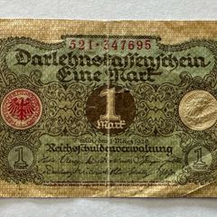Germany 1 Mark 1920 Banknote