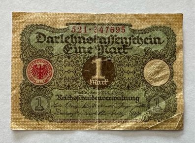 Germany 1 Mark 1920 Banknote