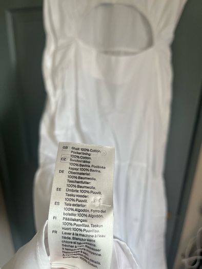 cos white dress