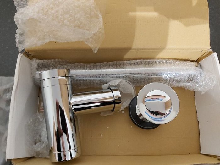 Chrome Basin Waste and Trap
