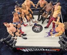 WWE WrestleMania Ring & Action Figure Bundle
