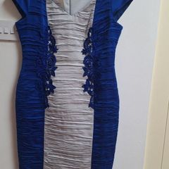 Two-piece dress and sheer chiffon jacket set