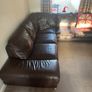 Leather L Shaped Couch Image 2