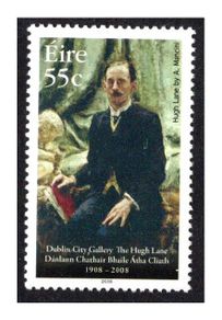 2008 Ireland Centenary of The Hugh Lane Gallery, Dublin Commemorative Stamp Mint Never Hinged (MNH)