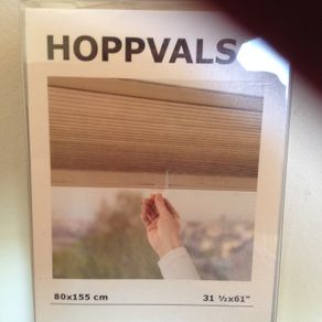 2 blinds from Ikea