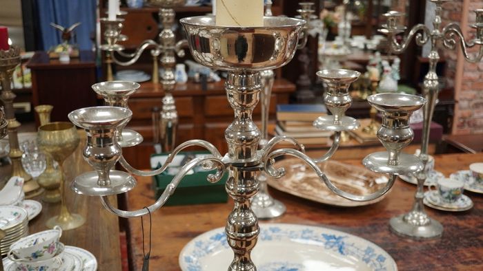 Large Vintage Floor-Standing Candelabrum