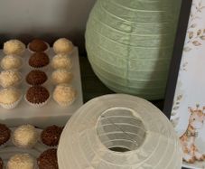 Sage green Paper Lanterns