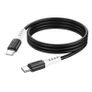 Hoco X82 Type-C to Type-C Silky Anti-Winding Silicon 60W Fast Charging Cable 1M Black Image 2