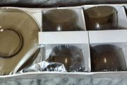 six boxed vintage cup and saucers,