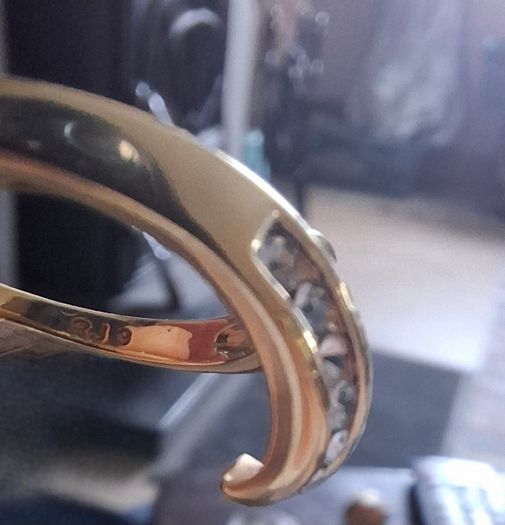 Gold colour Dress ring