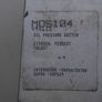 Peugeot / Citroen / Talbot Oil Pressure Switch. Image 2