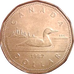 Canada 1 Dollar, 1987