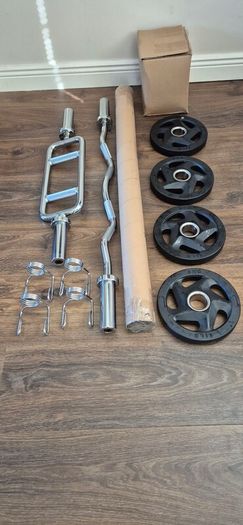 brand new olympic weight lifting set