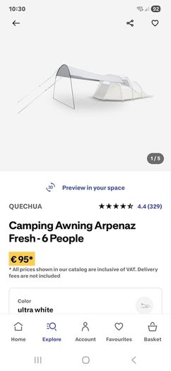 Camping Awning - Decathalon