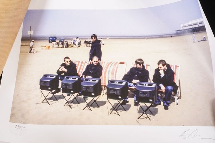 2x Oasis Microdot Posters Signed