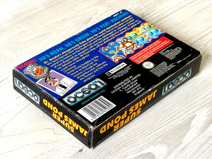 Super James Pond for Nintendo SNES Boxed