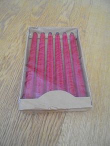 Box Set of Red Candles for Sale