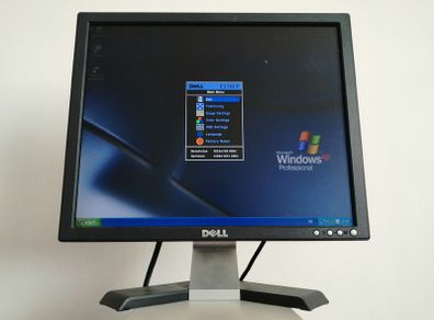 DELL MONITOR - Black Slimline Screen For Desktop PC or Second Visual Display For Laptop - With Anti Glare Tilt - Connect Camera / Camcorder to view Photos or Videos / Ideal for Home or Office / Bedroom / Kitchen / Dinning Room / Garage / Shed / Garden - F