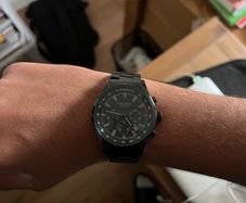 Men's black seconda watch