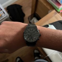 Men's black seconda watch