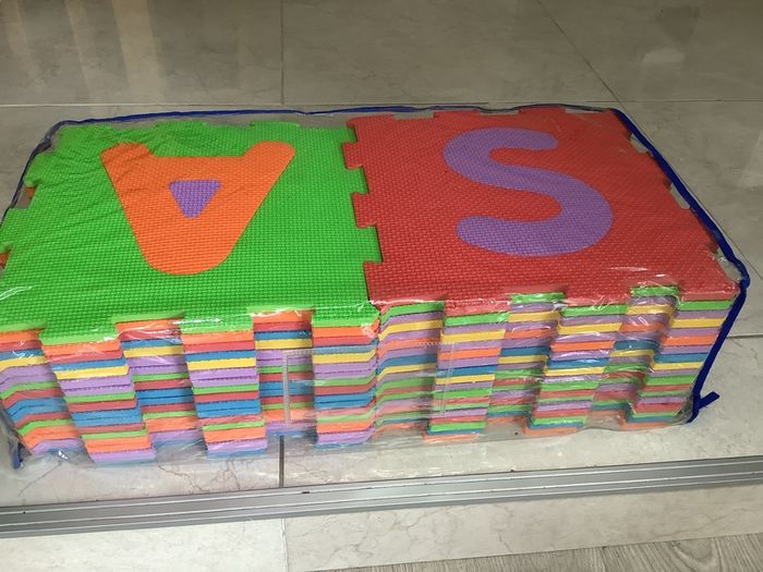36 piece large  foam alphabet/numbers floor puzzle