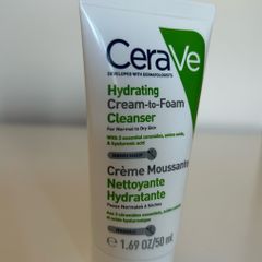 CeraVe Hydrating Cream to Foam Cleanser, 50ml