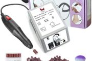 Professional Electric Manicure Drill Set Acrylic Nail Gel Polish Remover Electric Nail Files Pedicure Kit with [50pcs Sand Rings]
