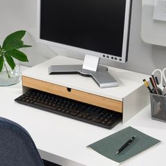 IKEA laptop stand with drawer