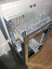 Mirrored Side Table