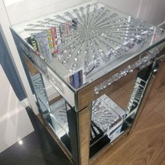 Mirrored Side Table