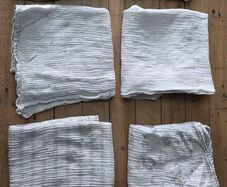Bundle of 6 Large Muslin Swaddle Cloths (120cm x 120cm)
