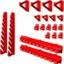 Tool Wall 230 X 78 Cm Stacking Boxes Tool Holder Wall Plate Bracket Rails Garage Image 4