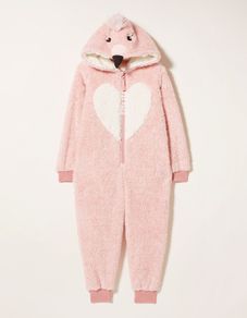 FAT FACE Emu onesie Age 8-9
