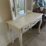 Cream vanity dresser Image 2
