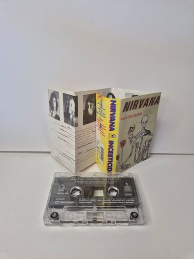 Nirvana  Incesticide Cassette Tape Original 1992 European Pressing