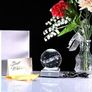 3.15" K9 Crystal 3D Solar System Ball with Sliver LED Colorful Lighting Touch Base, Engraving Solar System Star Planet Model Ornaments, Science Universe Astronomy Gifts for Astronomers Image 3