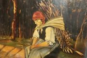 Large oil painting on canvas