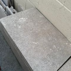 Limestone slabs and cobbleock