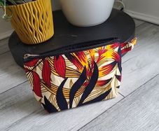 small handmade cosmetic bag