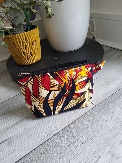 small handmade cosmetic bag