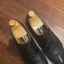 Classic Barker Comfort Gel Zone Black Leather Men's Laced Shoes - Size 10 plus Free Bally Wooden Shoe Trees Image 2