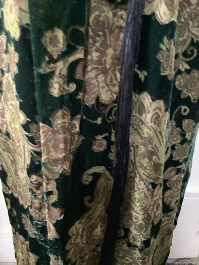 Zara velvet dress with fringe new, size M
