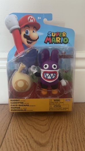 Nintendo Super Mario Nabbit 10cm Jakks Pacific Figure NEW IN BOX